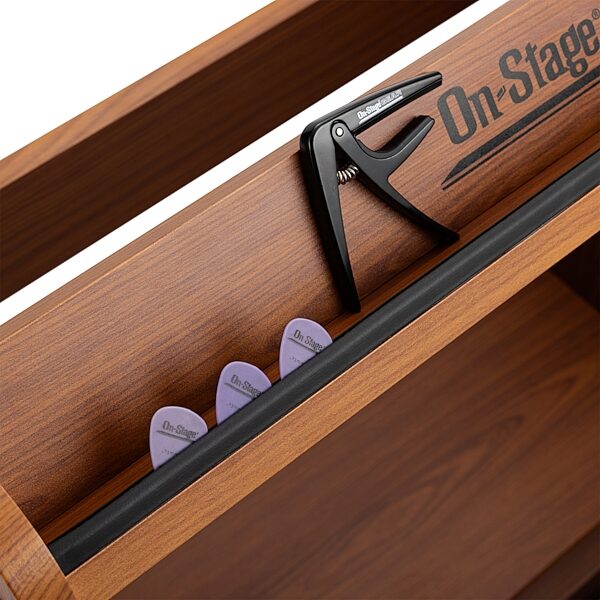 On-Stage GWS5000 Guitar Workstation, Rosewood, Angled Front