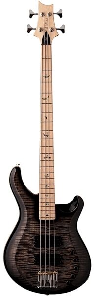 PRS Paul Reed Smith Grainger 10-Top Electric Bass (with Case), Charcoal Burst, Blemished, Main