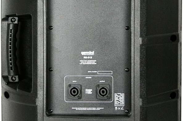 Gemini RS-312 Passive Loudspeaker (1x12"), Rear