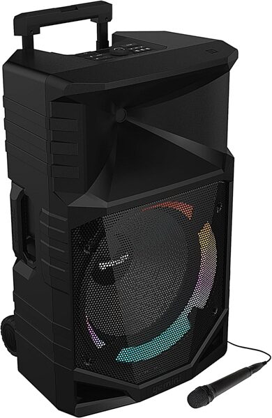 Gemini GXP-T1500 Portable Battery-Powered Bluetooth PA Speaker, New, Action Position Back