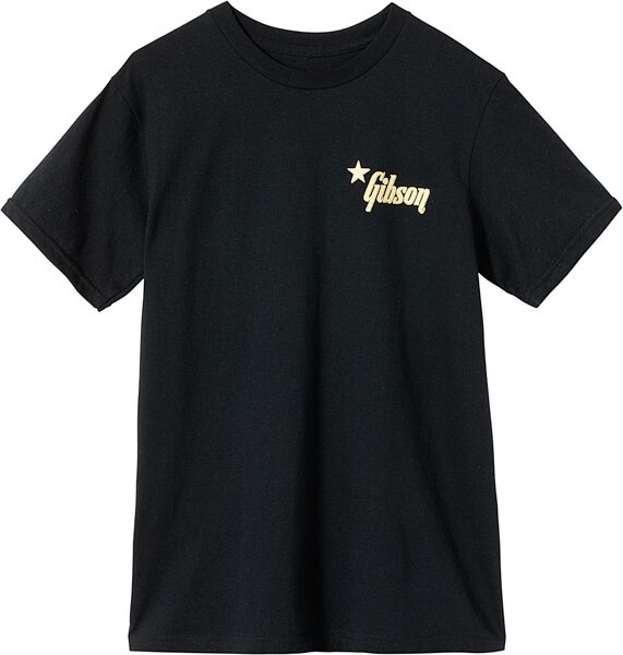 Gibson Original Tone T-Shirt, Black, Large, Action Position Back