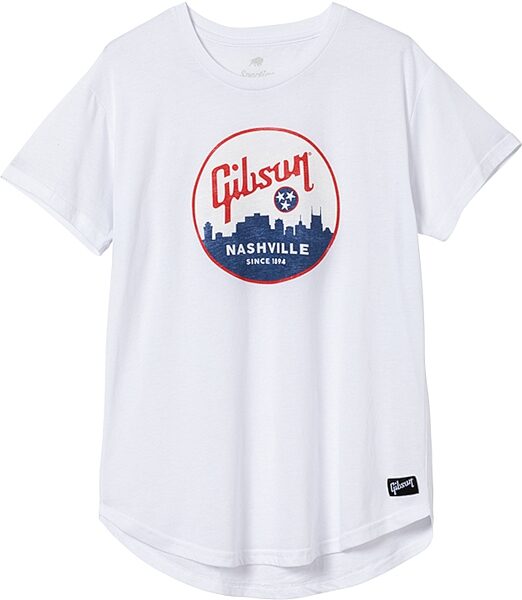 Gibson Handmade in Nashville T-Shirt, White, Medium, Action Position Back