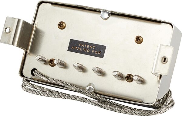 Gibson Burstbucker Guitar Pickup, Double Black, Nickel Cover, Type 2, Action Position Back