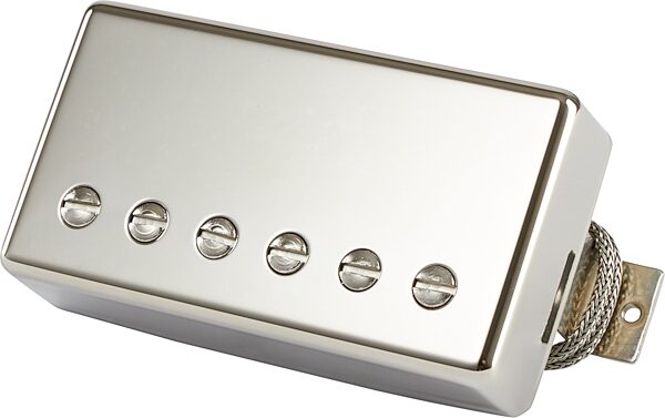 Gibson Burstbucker Guitar Pickup, Double Black, Nickel Cover, Type 2, Action Position Back