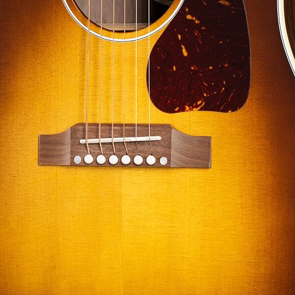 Gibson J-45 Studio Walnut Acoustic-Electric Guitar (with Case), Satin Walnut Burst, Open Box (Good), Action Position Back