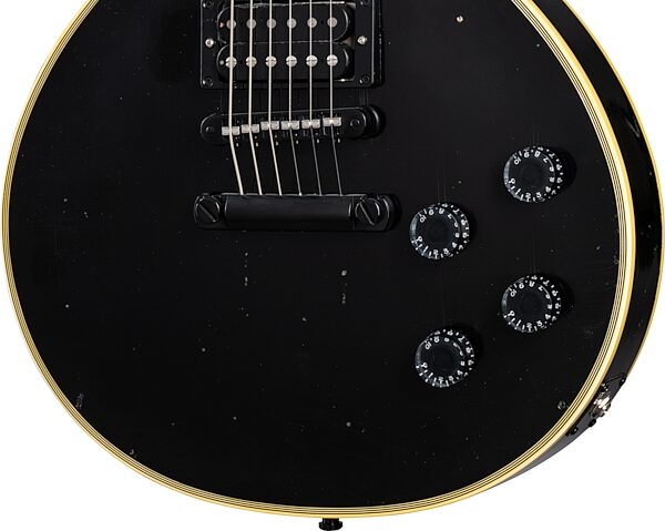 Gibson Custom Kirk Hammett 1989 Les Paul Custom Electric Guitar (with Case), Action Position Back