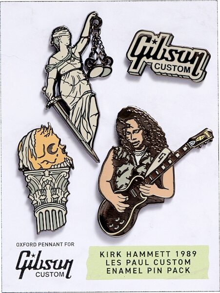 Gibson Custom Kirk Hammett 1989 Les Paul Custom Electric Guitar (with Case), Action Position Back