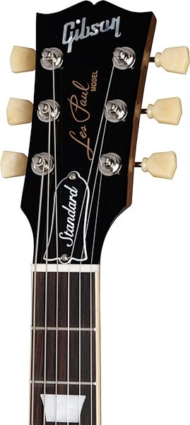 Gibson Les Paul Standard 50s Custom Color Electric Guitar, Figured Top (with Case), Oxblood, Action Position Back