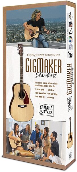 Yamaha Gigmaker Standard Acoustic Guitar Package, Box View
