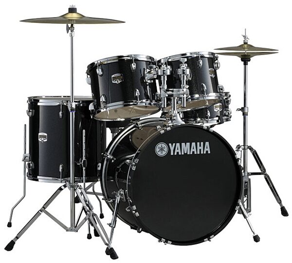 Yamaha GM2F51 GigMaker 5-Piece Drum Shell Kit, Black Glitter