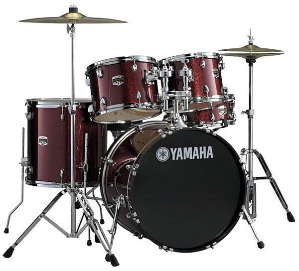 Yamaha GM2F51 GigMaker 5-Piece Drum Shell Kit, Burgundy Glitter