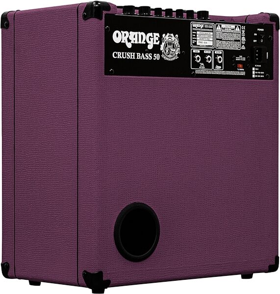 Orange Glenn Hughes Crush Bass 50 Combo Amplifier (50 Watts, 1x12"), New, Action Position Back