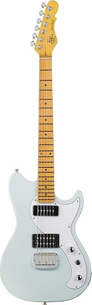 G&L Tribute Fallout Electric Guitar, Left-Handed, Sonic Blue, Action Position Back