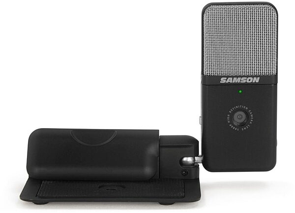 Samson Go Mic Video Portable USB Microphone with HD Webcam, New, Main