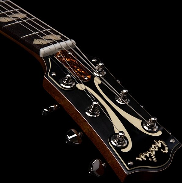 Godin 5th Avenue Jumbo P-90 Archtop Electric Guitar, Action Position Back