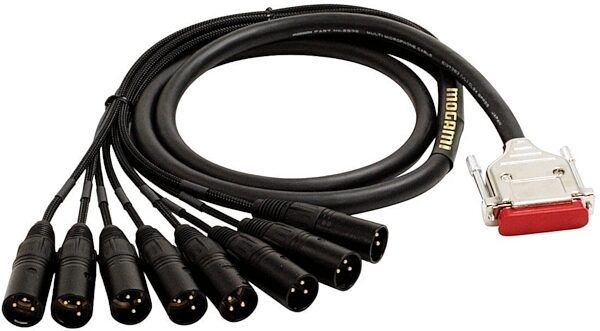 Mogami Gold DB25 to XLR-M 8-Channel Audio Snake, 5 foot, Main