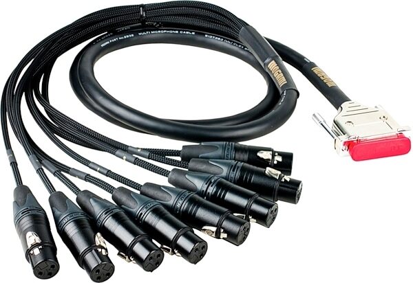 Mogami Gold DB25 to XLR-F 8-Channel Audio Snake, 5 foot, Main