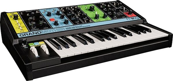 Moog Grandmother Analog Keyboard Synthesizer, Standard, Action Position Back