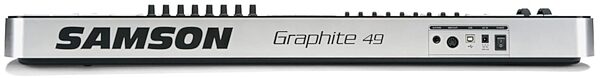 Samson Graphite 49 USB MIDI Keyboard Controller, 49-Key, New, Back