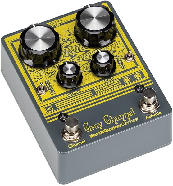 EarthQuaker Devices Gray Channel Dynamic Dirt Doubler Overdrive Pedal, View