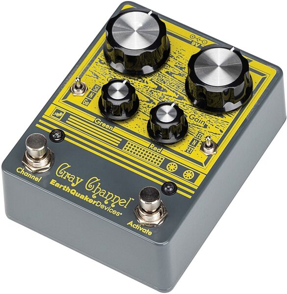 EarthQuaker Devices Gray Channel Dynamic Dirt Doubler Overdrive Pedal, View