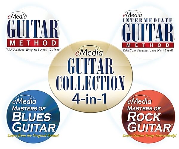 eMedia Guitar Collection 4-Volume Set, ve