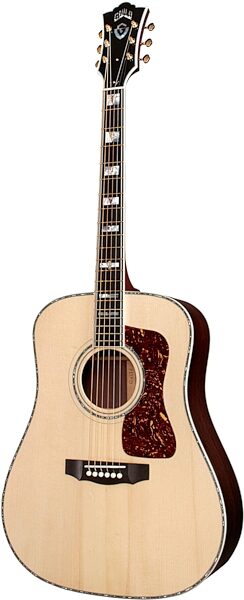 Guild GSR D-55 70th Anniversary Limited Edition Acoustic Guitar (with Case), Natural, Action Position Back