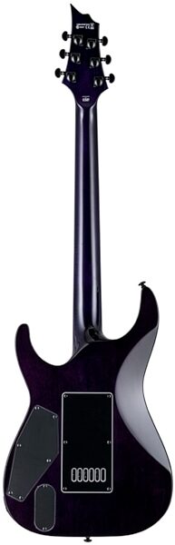 ESP LTD H-1000 EverTune QM Electric Guitar, See Thru Purple Sunburst, Blemished, view