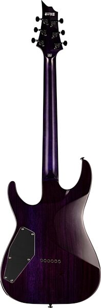 ESP LTD H200FM Electric Guitar, See-Thru Purple, Action Position Back