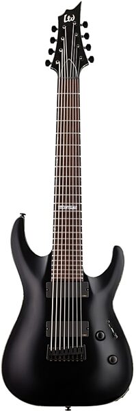 ESP LTD H-308 Electric Guitar, 8-String, Black Satin