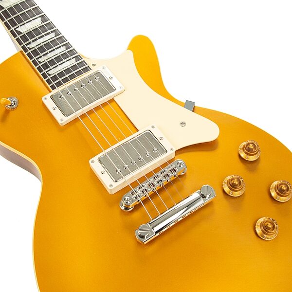 Heritage Custom Core H-150 Plain Top Electric Guitar, Gold Top, Action Position Back