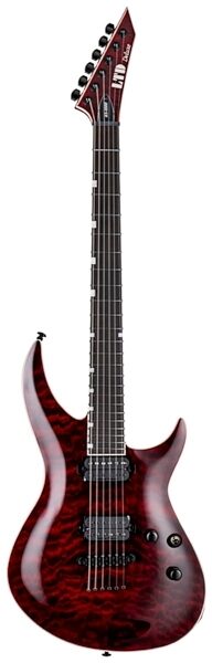ESP LTD H3-1000 Quilted Maple Electric Guitar, See-Thru Black Cherry, main