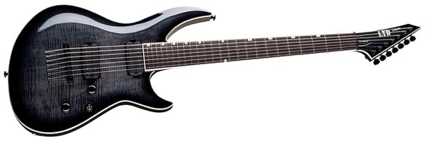 ESP LTD H3-1007 Baritone Electric Guitar, 7-String, See-Thru Black Sunburst, view