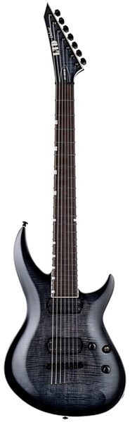 ESP LTD H3-1007 Baritone Electric Guitar, 7-String, See-Thru Black Sunburst, main