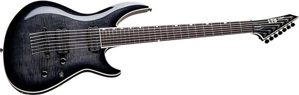 ESP LTD H3-1007 Baritone Electric Guitar, 7-String, See-Thru Black Sunburst, Action Position Back