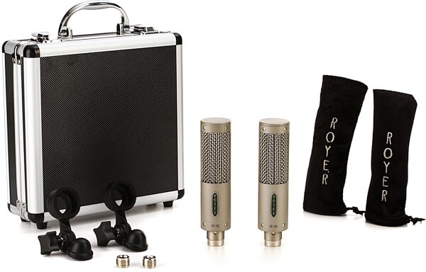 Royer Labs R-10 Large Element Mono Ribbon Microphone, Pair, Package Contents