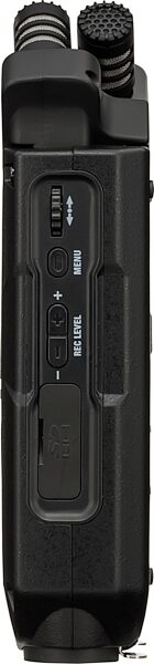 Zoom H4n Pro Portable Handy Recorder, All-Black Edition, Right side