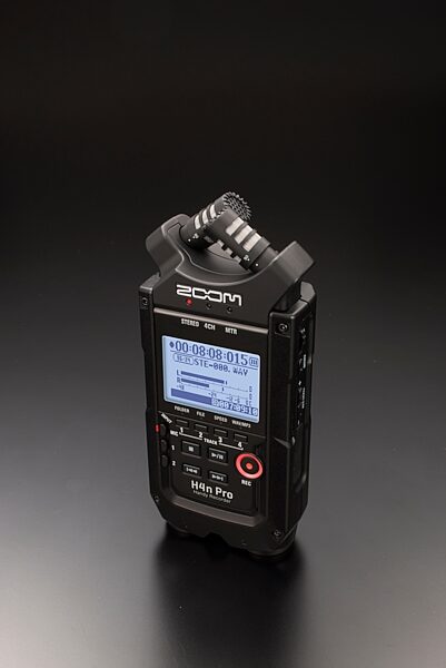 Zoom H4n Pro Portable Handy Recorder, All-Black Edition, In Action
