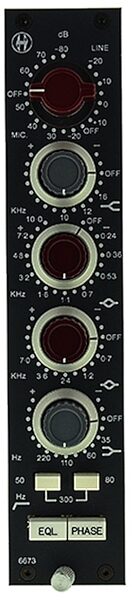 Heritage Audio 6673 80 Series Microphone Preamplifier and 4-Band Equalizer, Main