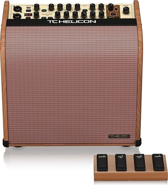 TC Helicon Harmony V60 Acoustic Guitar Amplifier, Action Position Back