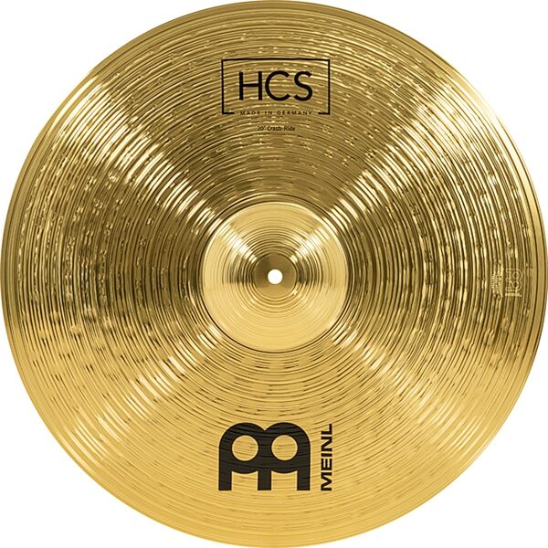 Meinl HCS Crash Ride Cymbal, 20 inch, Action Position Back