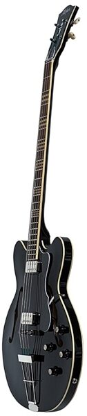 Hofner HCT5007 Verythin Electric Bass (with Case), Black Left