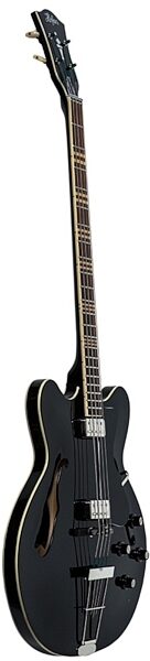 Hofner HCT5007 Verythin Electric Bass (with Case), Black Right Angle