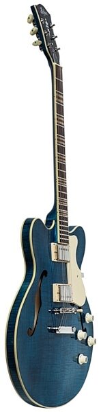 Hofner HCT-VTH Verythin CT Electric Guitar (with Case), Midnight Right Angle
