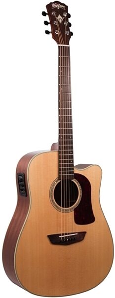 Washburn Heritage 100 Series Dreadnought Acoustic-Electric Guitar (with Case), Alt