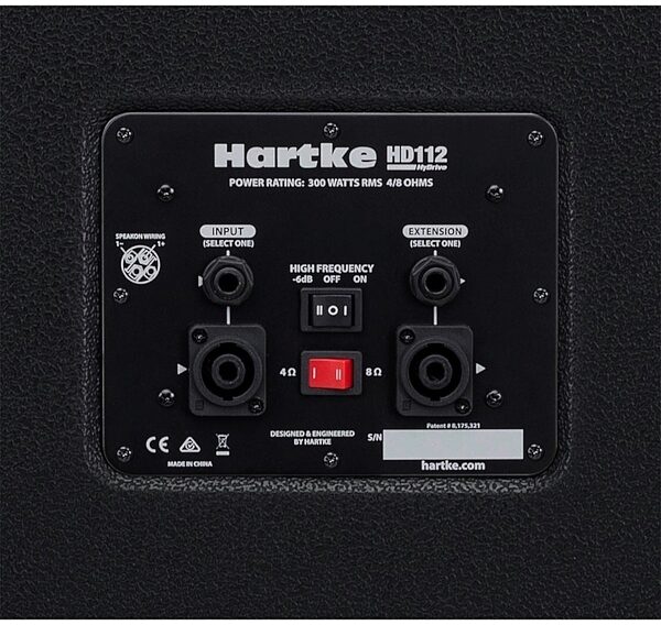 Hartke HD112 HyDrive HD Bass Speaker Cabinet (1x12", 300 Watts), New, Alt