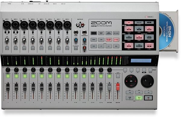 Zoom HD16CD Multi-Track Recording Studio, Top