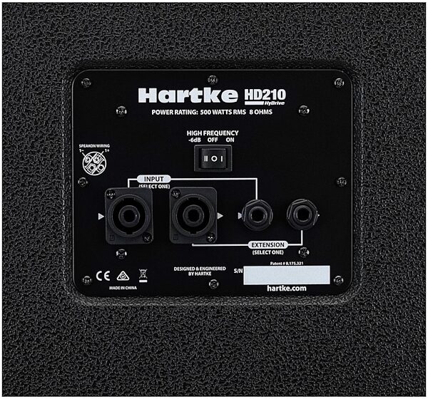 Hartke TX600 Bass Head with HD210 Bass Cabinet Half Stack Pack, View