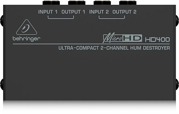 Behringer MicroHD HD400 2-Channel Hum Destroyer, Main