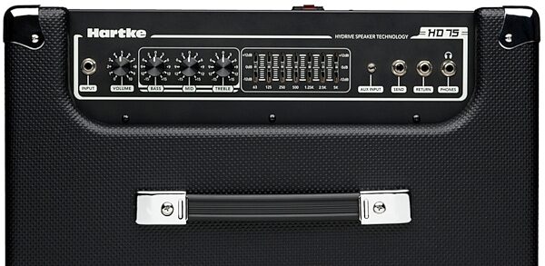 Hartke HD75 HyDrive Bass Combo Amplifier (75 Watts, 1x12"), New, Top
